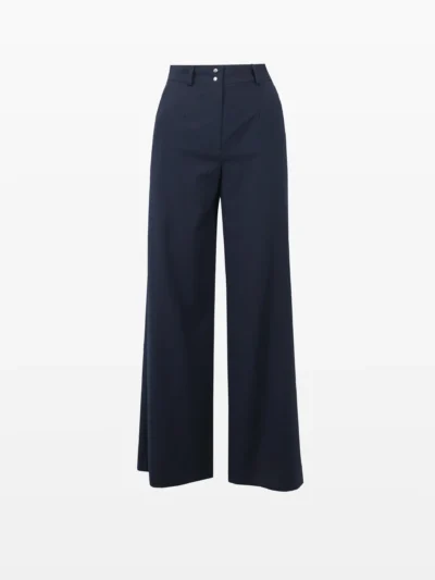 Pantaloni Navy High-Waisted